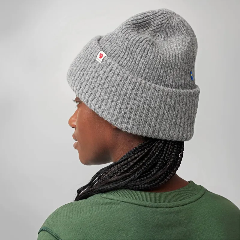 Fjallraven Heavy Beanie in Grey-6
