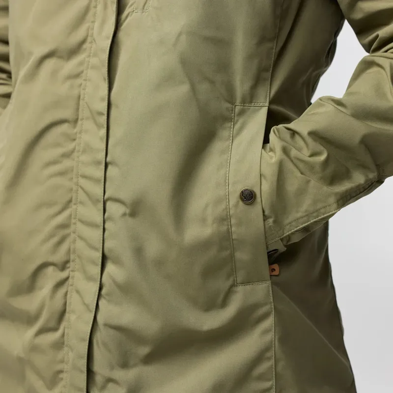 Fjallraven Womens Kiruna Padded Parka in Black-9