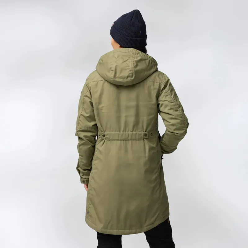 Fjallraven Womens Kiruna Padded Parka in Black-3