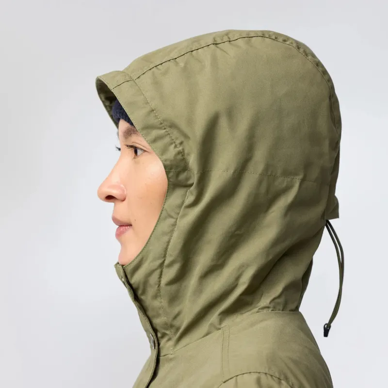 Fjallraven Womens Kiruna Padded Parka in Black-6