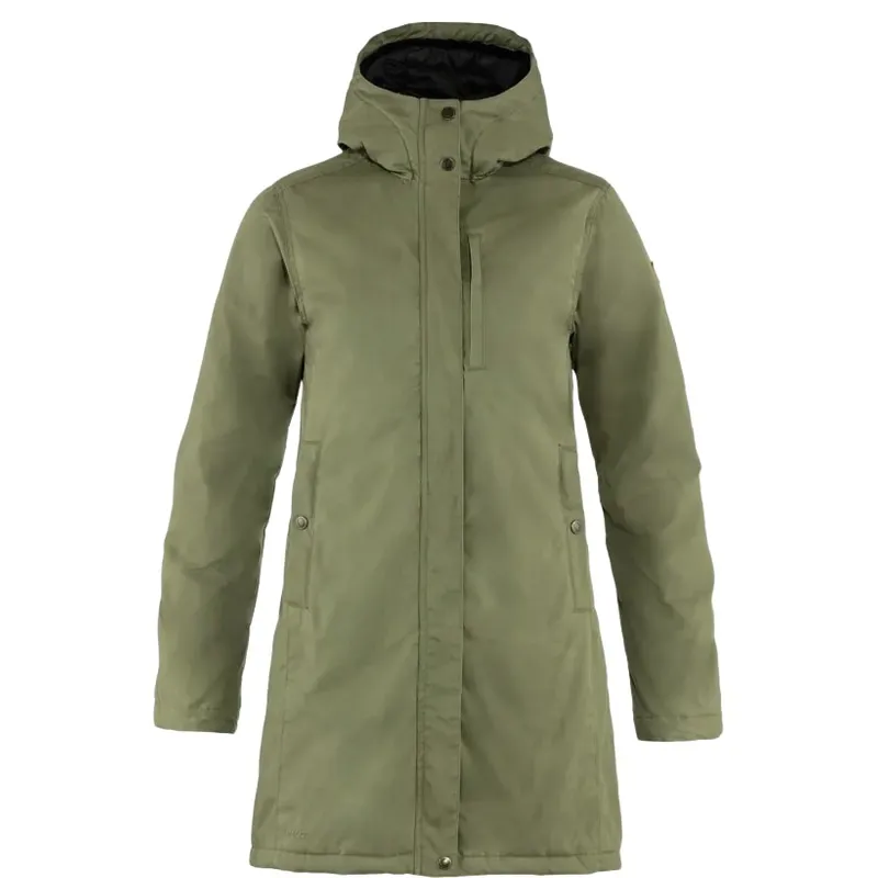 Fjallraven Womens Kiruna Padded Parka in Green