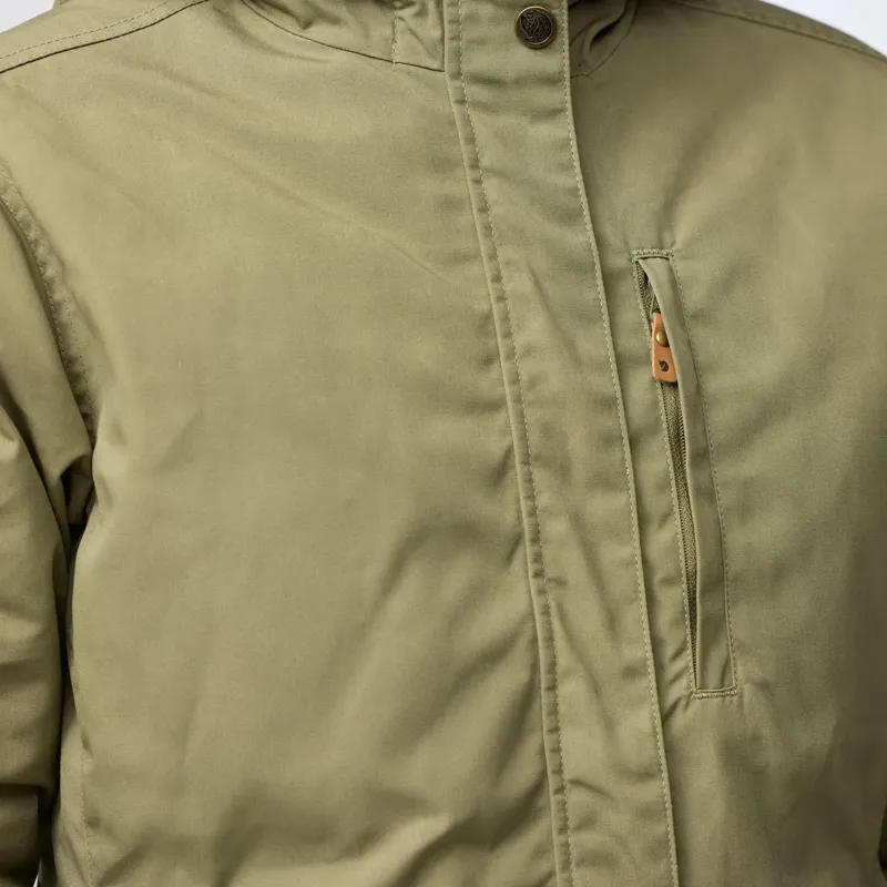 Fjallraven Womens Kiruna Padded Parka in Green-8