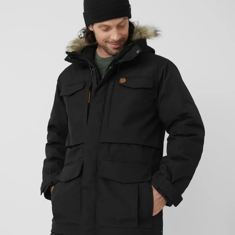Fjallraven Nuuk Parka Men's in Dark Navy-5