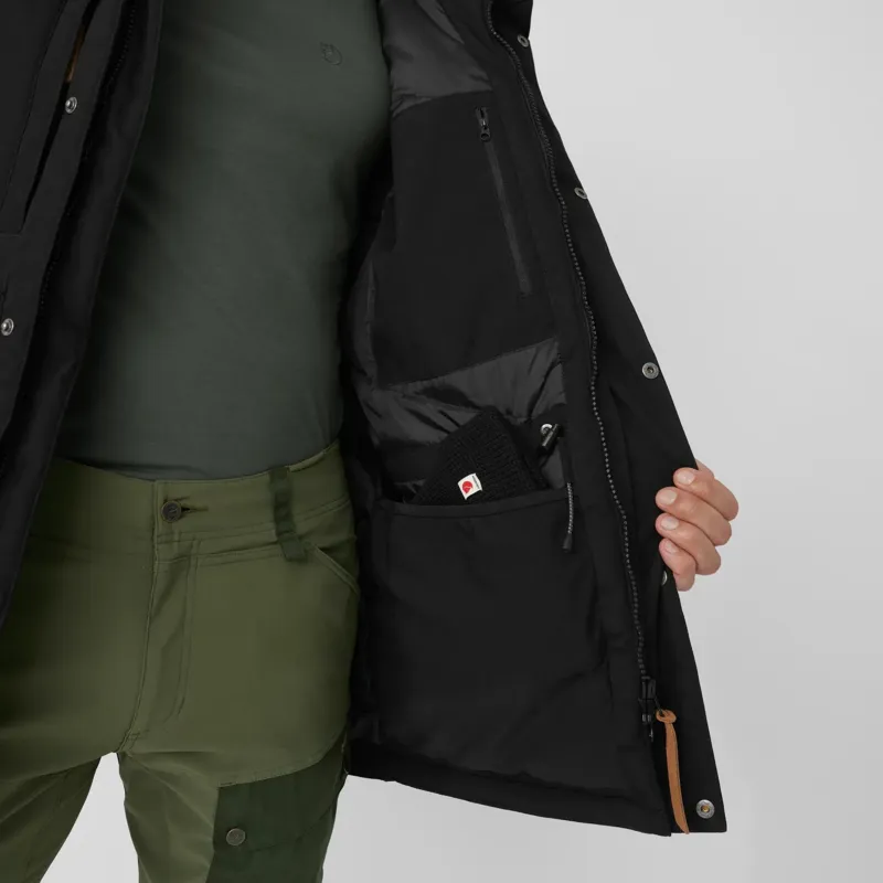 Fjallraven Nuuk Parka Men's in Black-9