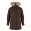 Fjallraven Womens Nuuk Parka in Black Oak