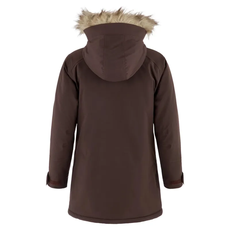 Fjallraven Womens Nuuk Parka in Black Oak-1
