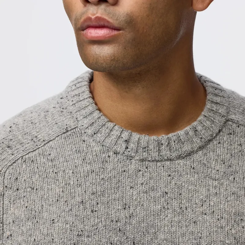 Fjallraven Ovik Neps Knit Sweater Men's in Light Beige-6