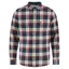 Fjallraven Singi Heavy Flannel Shirt Men's in Dark Navy-Maroon