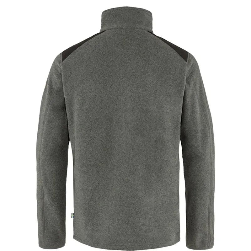 Fjallraven Sten Men's Fleece Jacket in Dark Grey-1