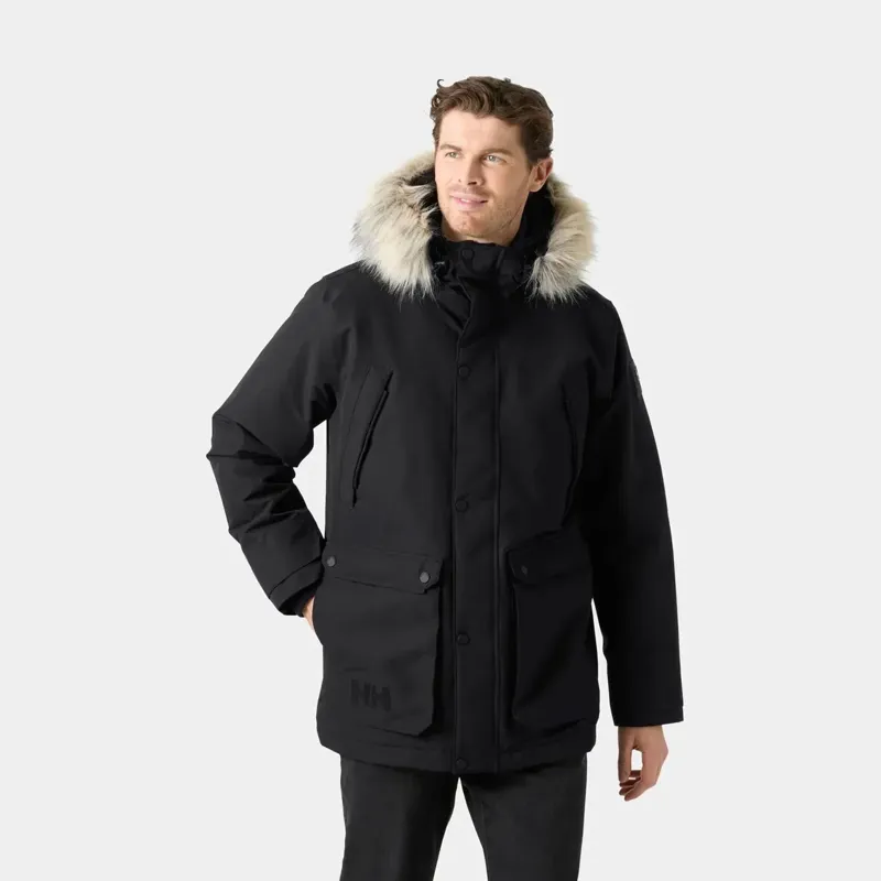 Helly Hansen Arctic Boreal Men's Parka in Black-1