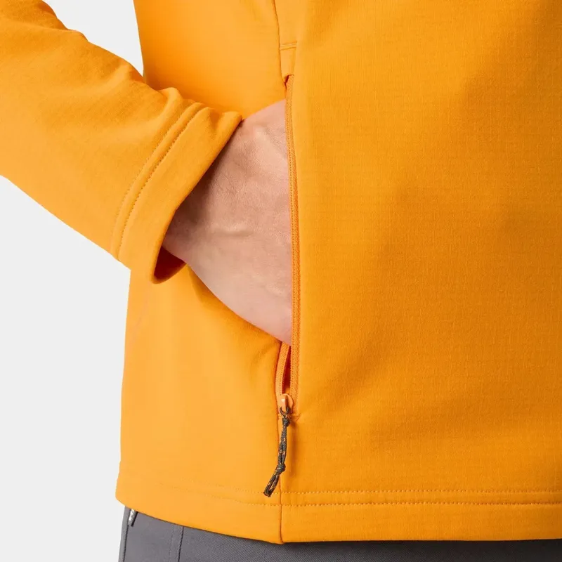 Helly Hansen Men's Versalite Fleece Jacket in Ignite Orange-4