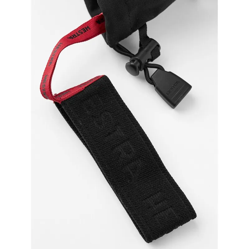 Hestra Army Leather Heli Ski 5-Finger Glove in Black-2
