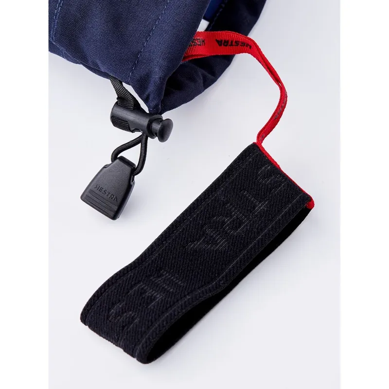 Hestra Army Leather Heli Ski 5-Finger Gloves in Navy-4