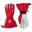 Hestra Army Leather Heli Ski 5-Finger Gloves in Red