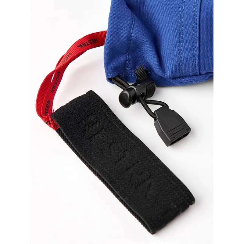 Hestra Army Leather Heli Ski 5-Finger Gloves in Royal Blue-4