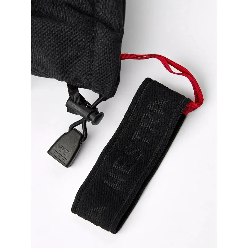 Hestra ArmyLeather Gore-Tex - 5 finger Glove in Black/Natural grey-6