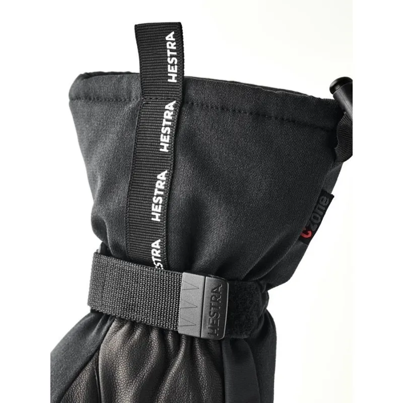 Hestra CZone Mountain Ski Mitt in Black-4