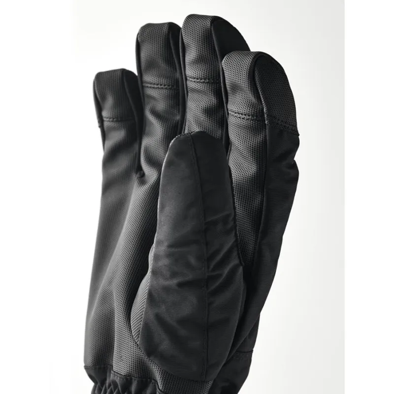 Hestra Gauntlet Sr. 5 Finger Glove in Black-1
