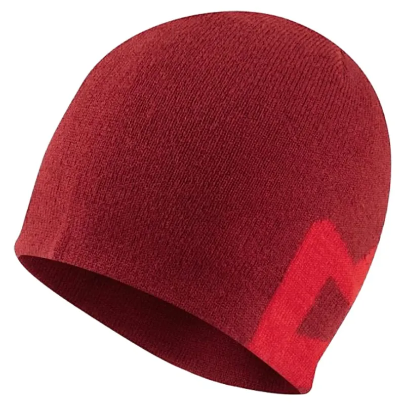 Mountain Equipment Branded Knitted Beanie in Merlot-Chili