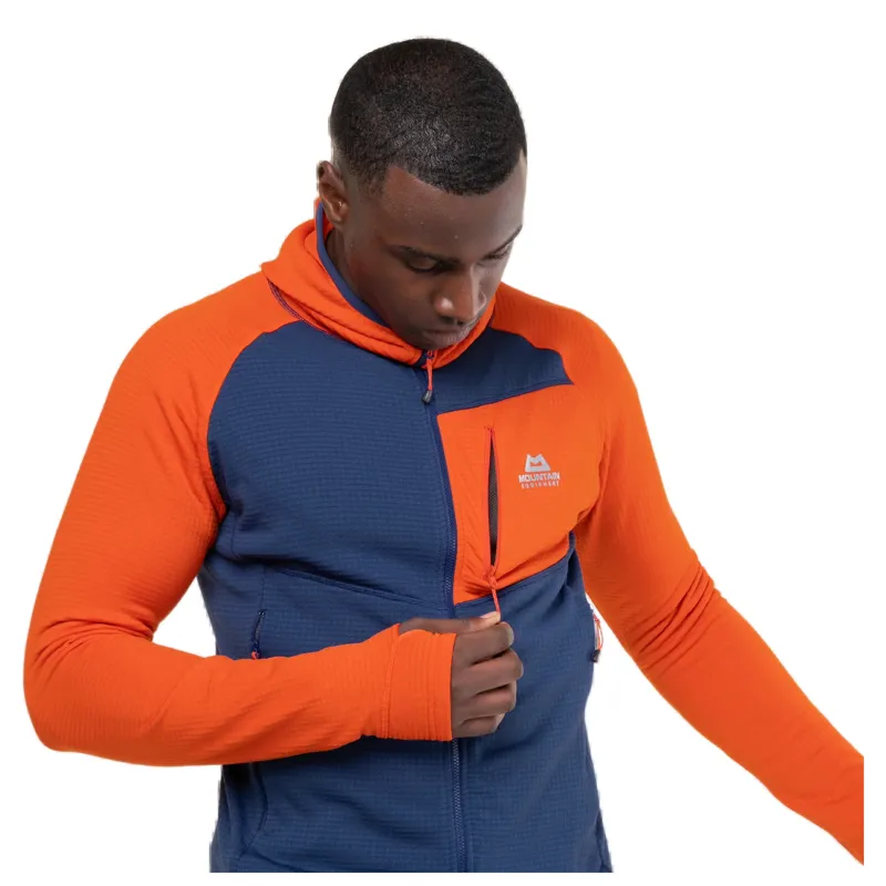 Mountain Equipment Eclipse Hooded Men's Jacket in Medieval/Cardinal-7