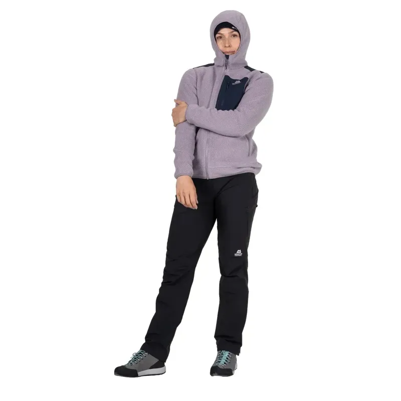 Mountain Equipment Highpile Hooded Women's Fleece Jacket in Allium-Cosmos-9