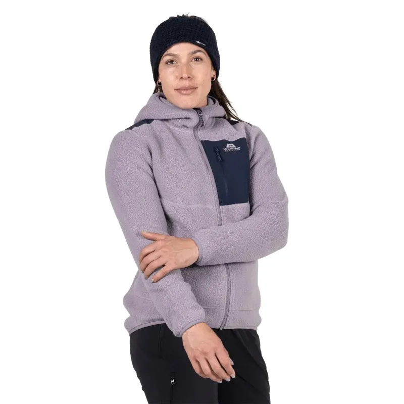 Mountain Equipment Highpile Hooded Women's Fleece Jacket in Allium-Cosmos-4