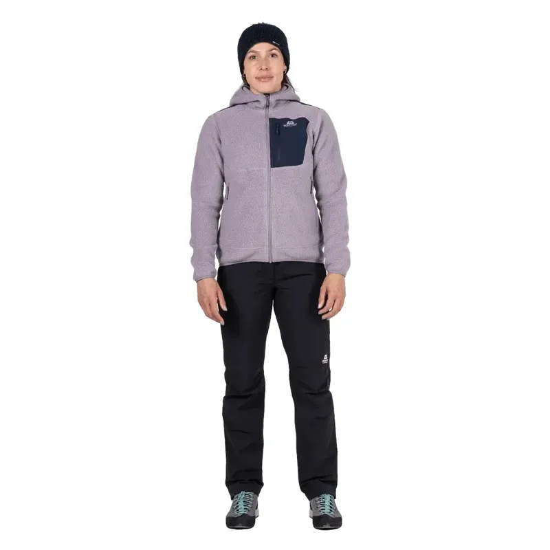 Mountain Equipment Highpile Hooded Women's Fleece Jacket in Allium-Cosmos-7