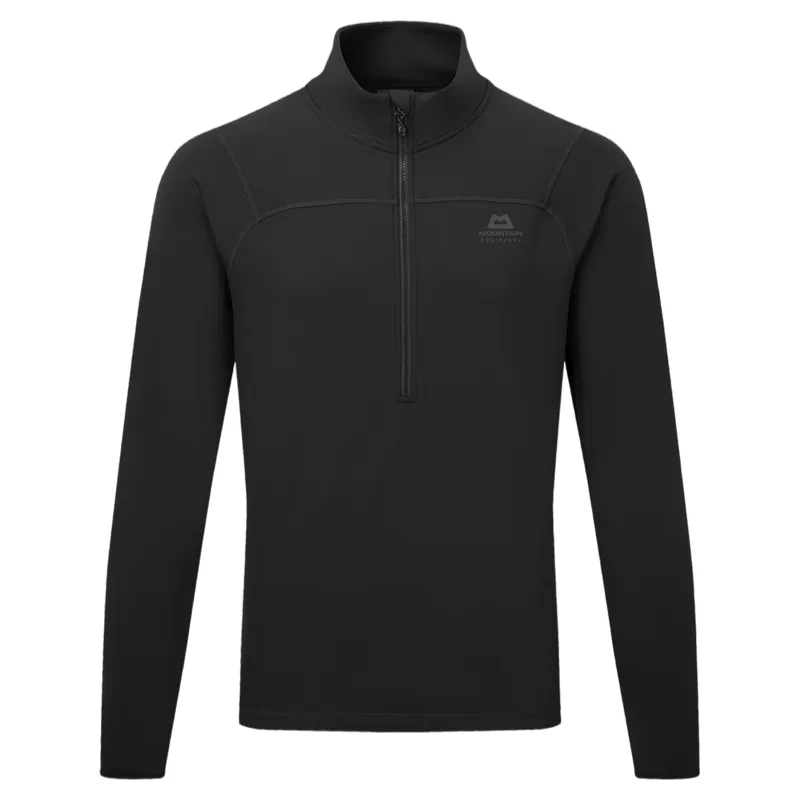 Mountain Equipment Jorasses Lite Mens Zip T Fleece in Black