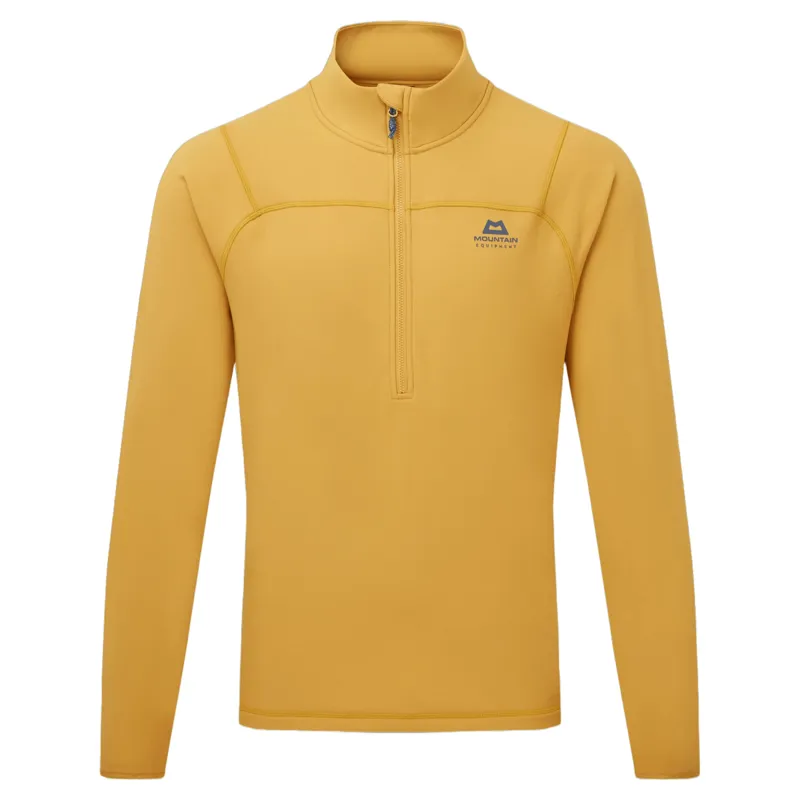 Mountain Equipment Jorasses Lite Mens Zip T Fleece in Mustard