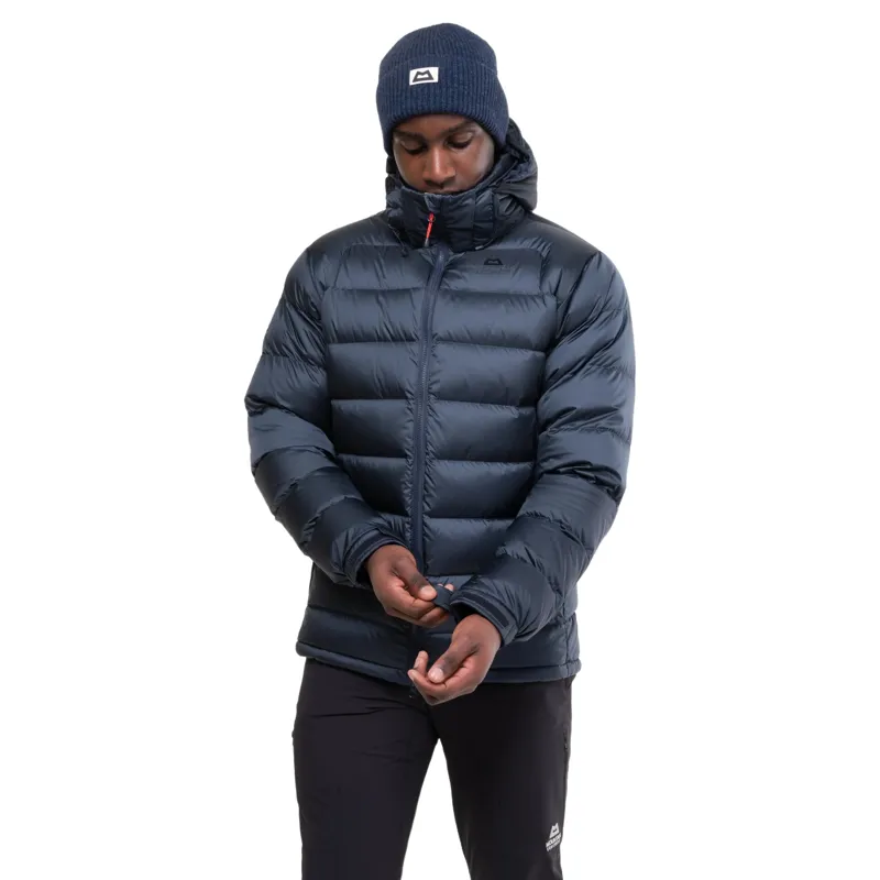 Mountain Equipment Lightline Men's Jacket in Blue Nights-Cosmos Lining-4