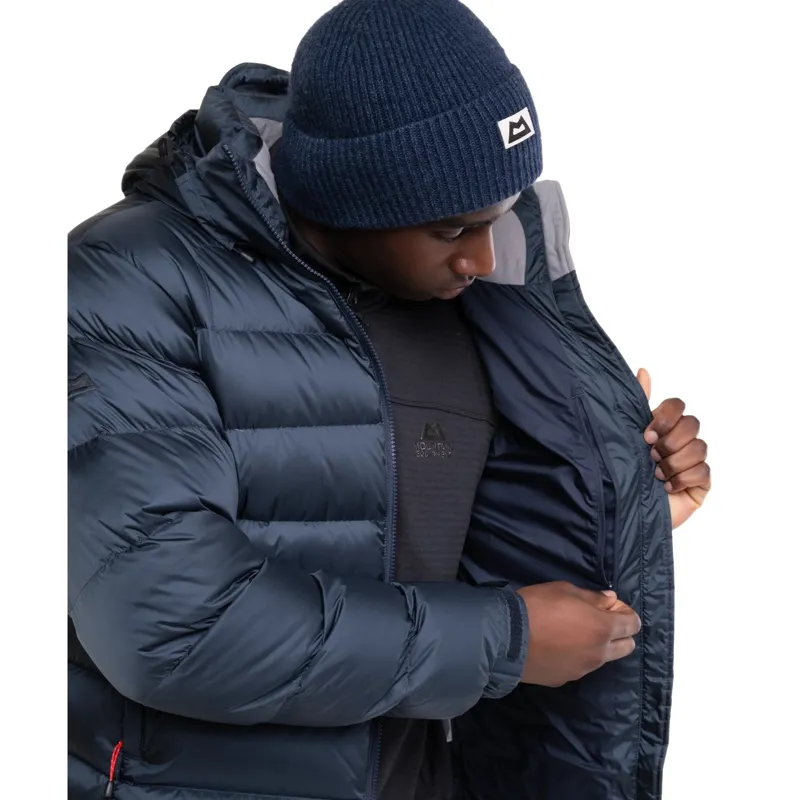 Mountain Equipment Lightline Men's Jacket in Blue Nights-Cosmos Lining-13