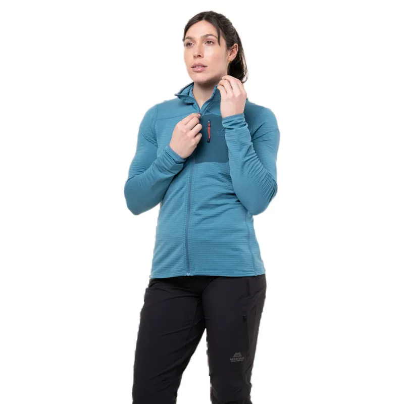 Mountain Equipment Lumiko Hooded Jacket Women's in Medieval Blue-1