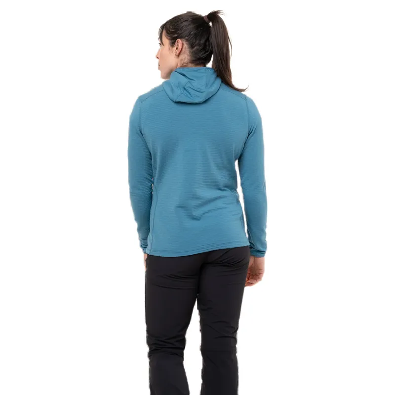 Mountain Equipment Lumiko Hooded Jacket Women's in Medieval Blue-3