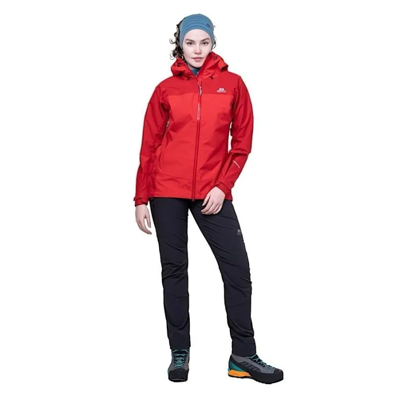 Mountain Equipment Saltoro Women's GORE-TEX Jacket in ImperialRed/Crimson-4