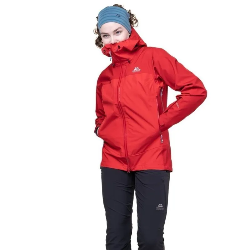 Mountain Equipment Saltoro Women's GORE-TEX Jacket in ImperialRed/Crimson-11