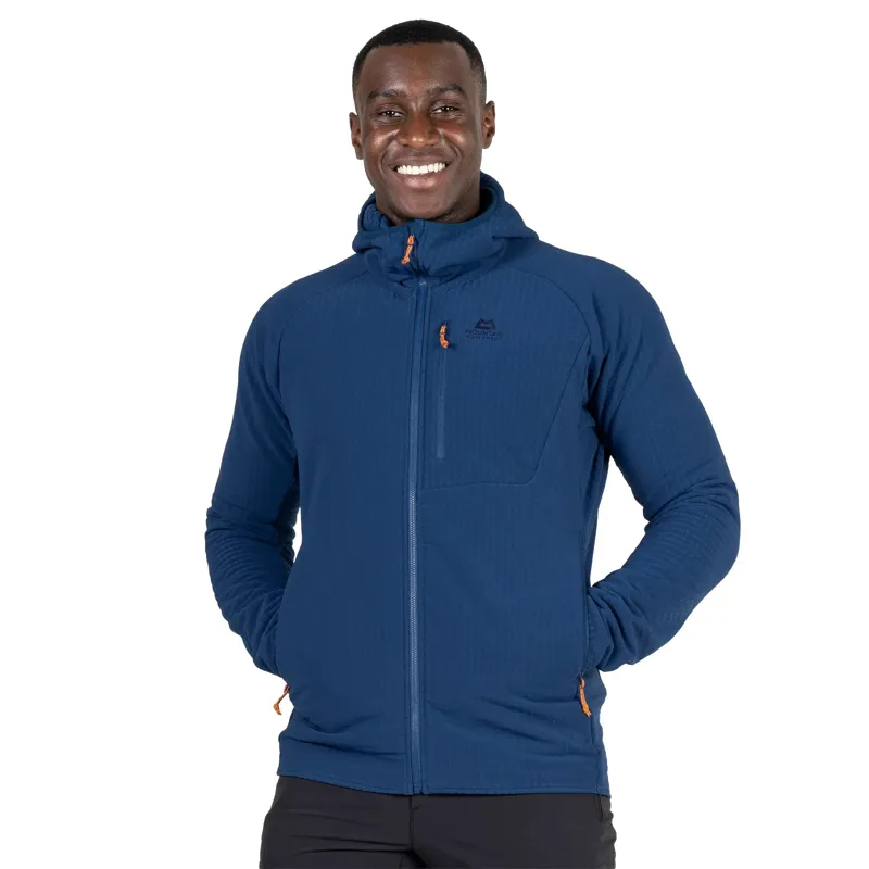 Mountain Equipment Shroud Hooded Men's Fleece Jacket in Phantom-1