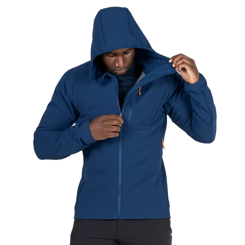 Mountain Equipment Shroud Hooded Men's Fleece Jacket in Phantom-4