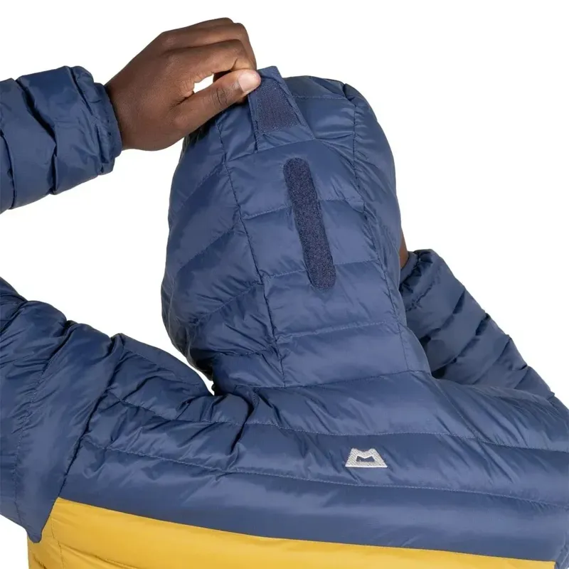 Mountain Equipment Superflux Hooded Men's Jacket in Mustard/Dusk-7