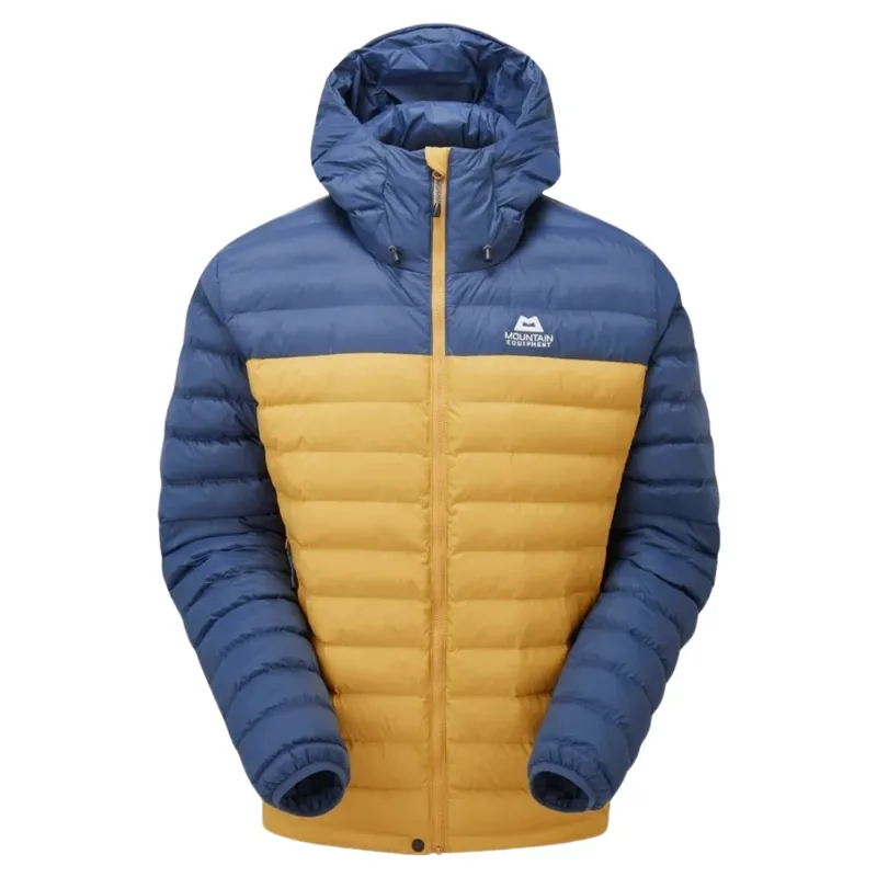 Mountain Equipment Superflux Hooded Men's Jacket in Mustard/Dusk