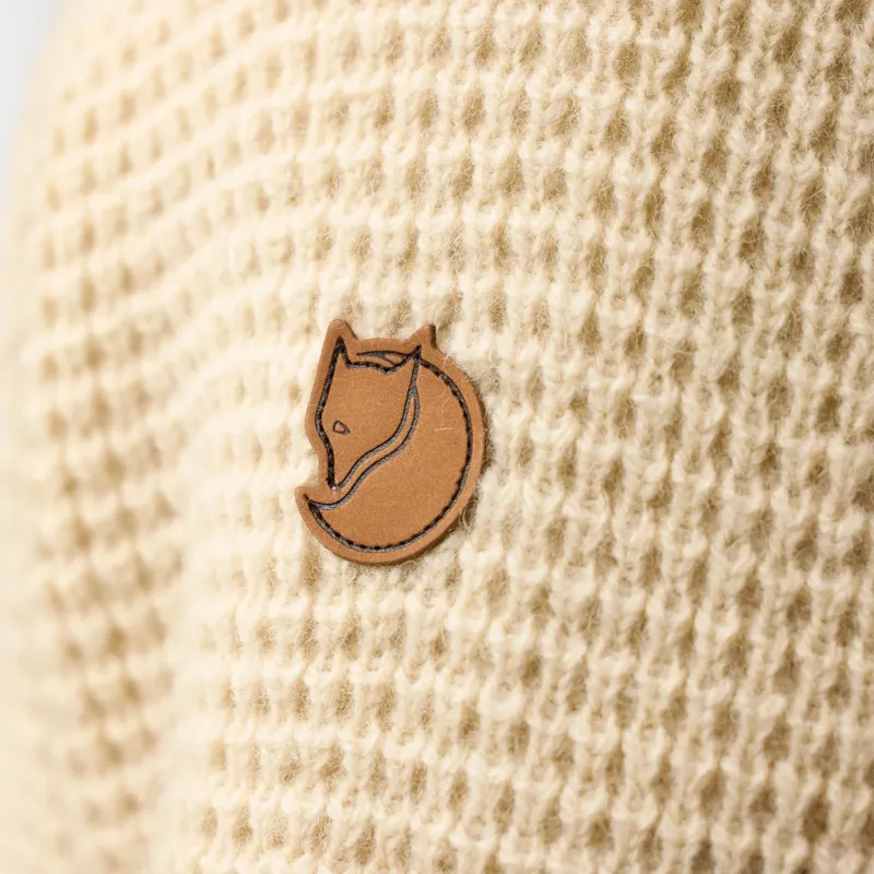Fjallraven Ovik Waffle Knit Men's Sweater in Grey-Melange-7