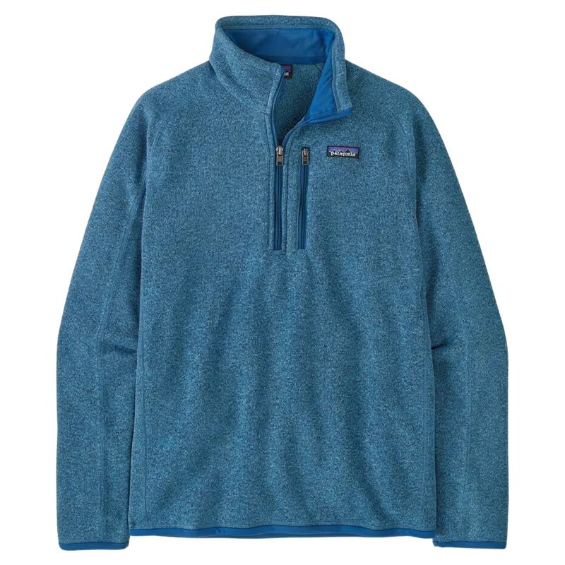 Patagonia Better Sweater Men's 1/4-Zip Fleece in Aquatic Blue