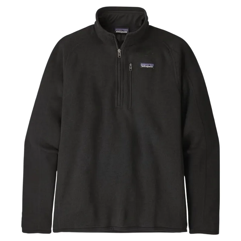 Patagonia Better Sweater Men's 1/4-Zip Fleece in Black
