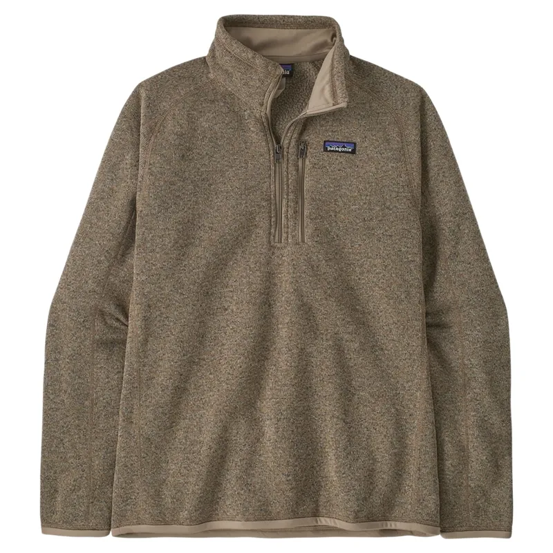 Patagonia Better Sweater Men's 1/4-Zip Fleece in Seabird Grey