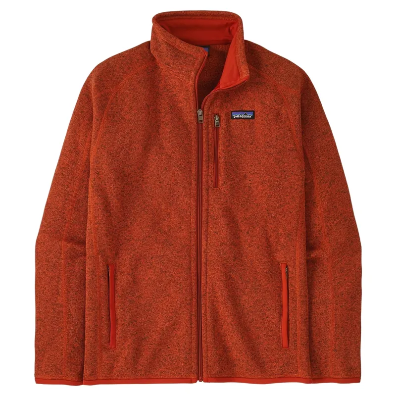 Patagonia Better Sweater Men's Fleece Jacket in Coal Orange