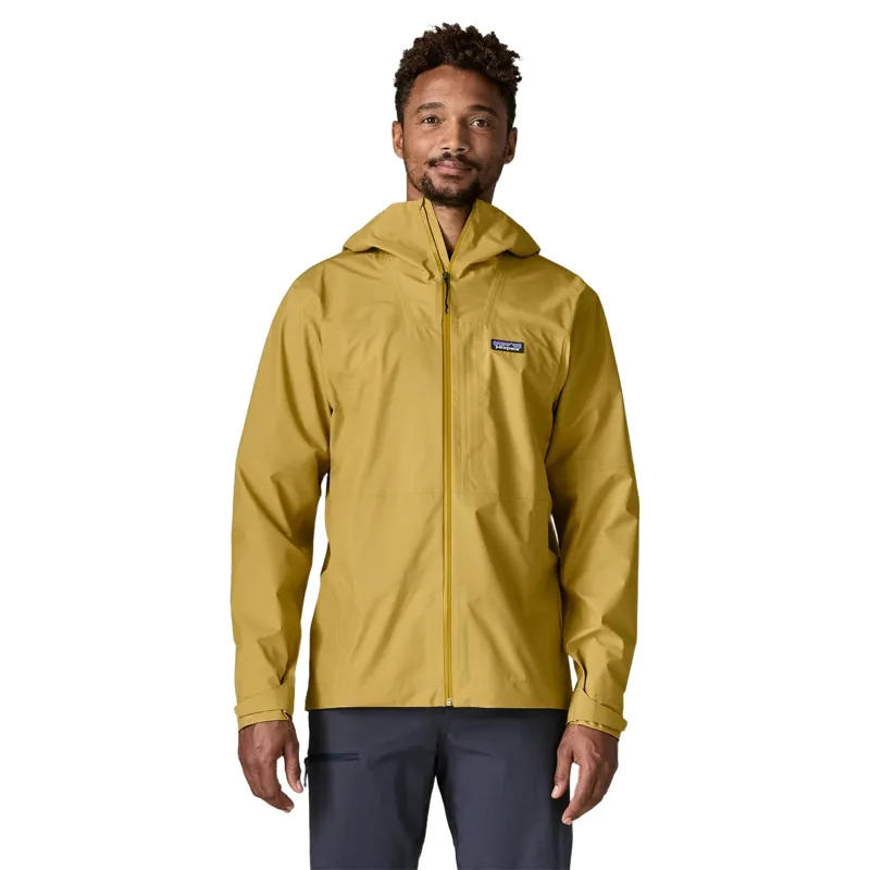 Patagonia Boulder Fork Men's Waterproof Jacket in Lynx Tan-1