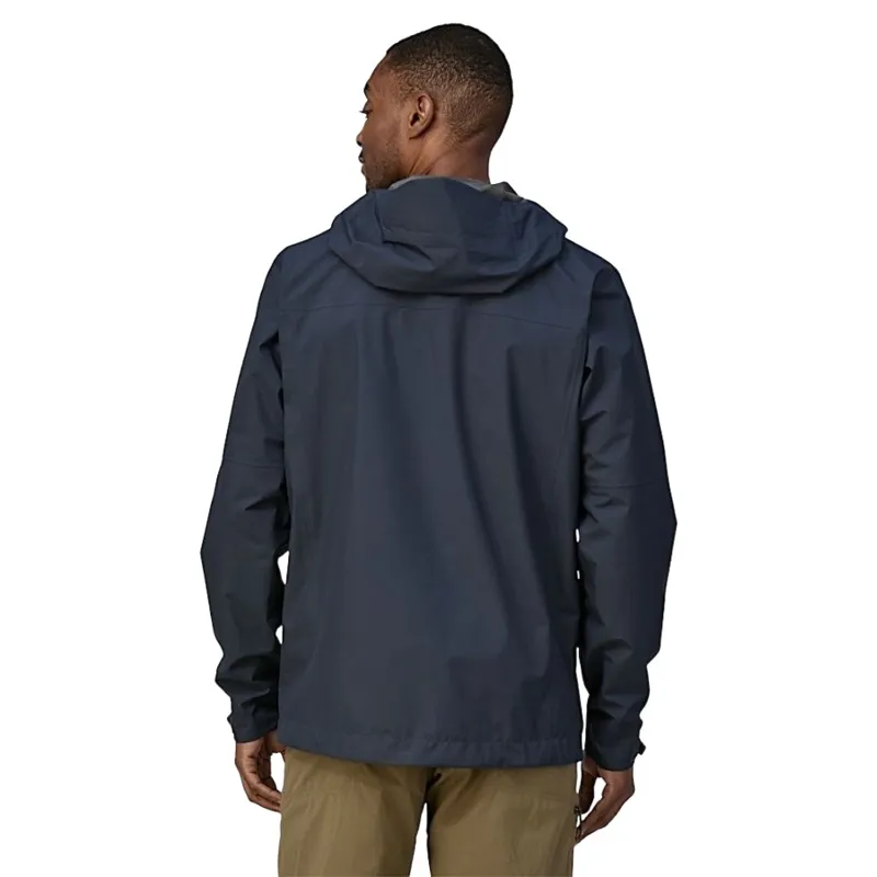 Patagonia Boulder Fork Men's Waterproof Jacket in Smolder Blue-2