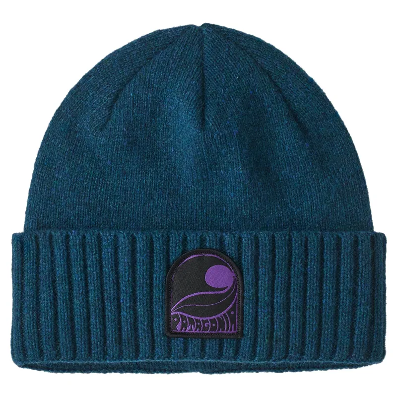 Patagonia Brodeo Beanie in Pass It Around-Glacial Blue