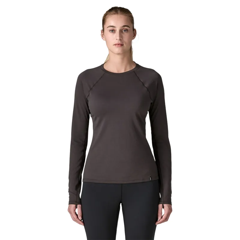 Patagonia Capilene Midweight Crewneck Women's Base Layer in Ink Black-1