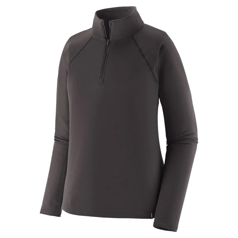 Patagonia Capilene Midweight Zip-Neck Women's Top in Ink Black
