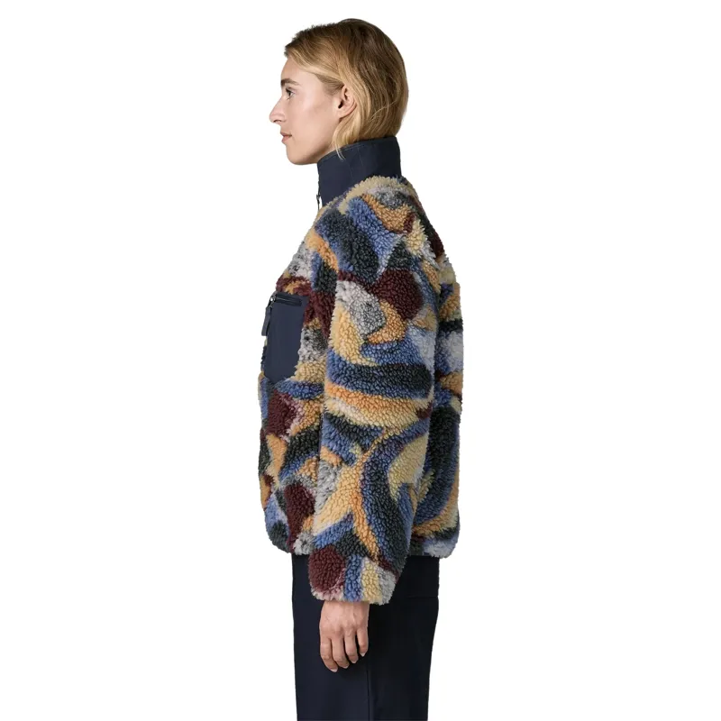 Patagonia Classic Retro-X Women's Fleece Jacket in Smudge-Smolder Blue-2